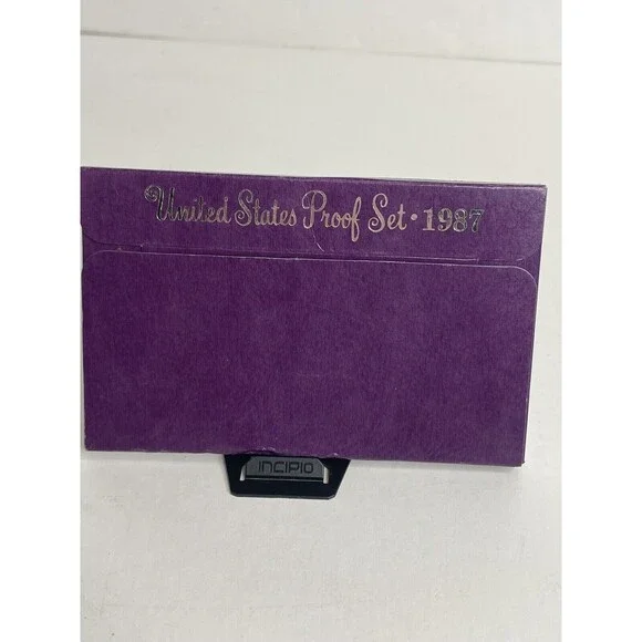1987 S PROOF Set in Original Box US Mint with COA (5 Coin Set) - Picture 2 of 4